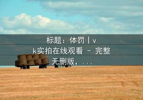 标题:体罚丨vk实拍在线观看 - 完整无删版,揭开人性黑暗面