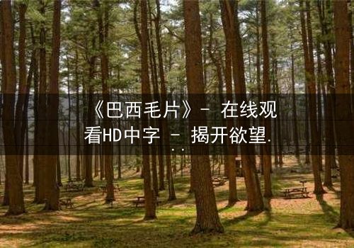 《巴西毛片》- 在线观看HD中字 - 揭开欲望背后的致命陷阱