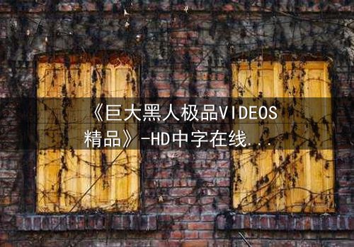 《巨大黑人极品VIDEOS精品》-HD中字在线观看 - 第7集完整无删