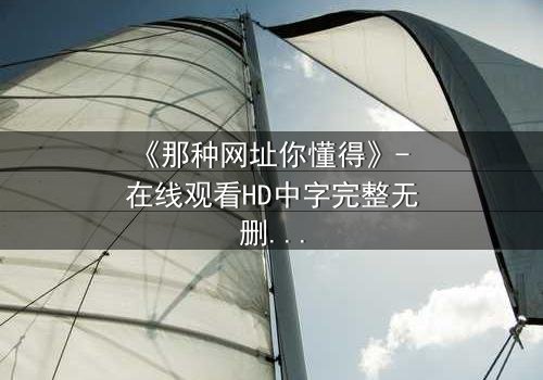 《那种网址你懂得》- 在线观看HD中字完整无删 - 揭开网络迷踪的致命诱惑