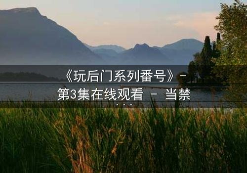 《玩后门系列番号》- 第3集在线观看 - 当禁忌之门被推开,谁将付出代价?